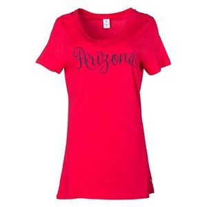 Arizona Wildcats Ruth Luxurious Tee NWT L